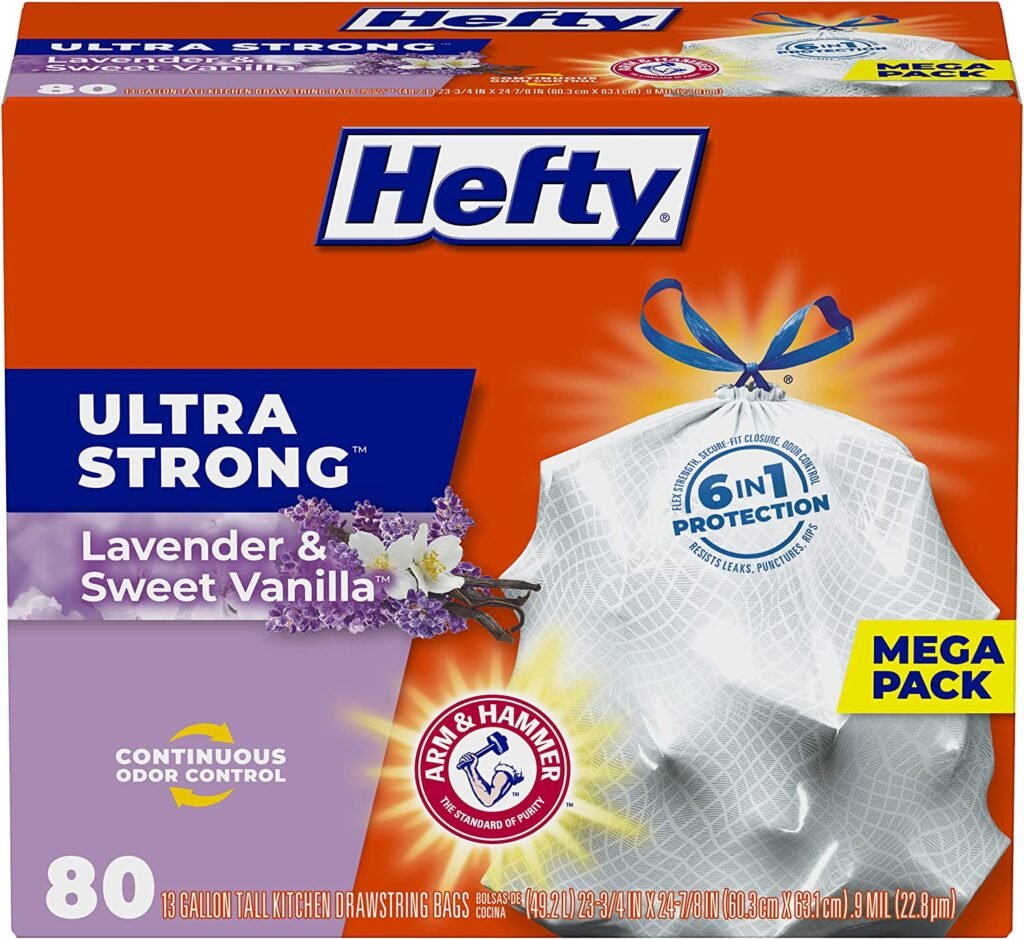 Hefty Ultra Strong Tall Kitchen Trash Bags
